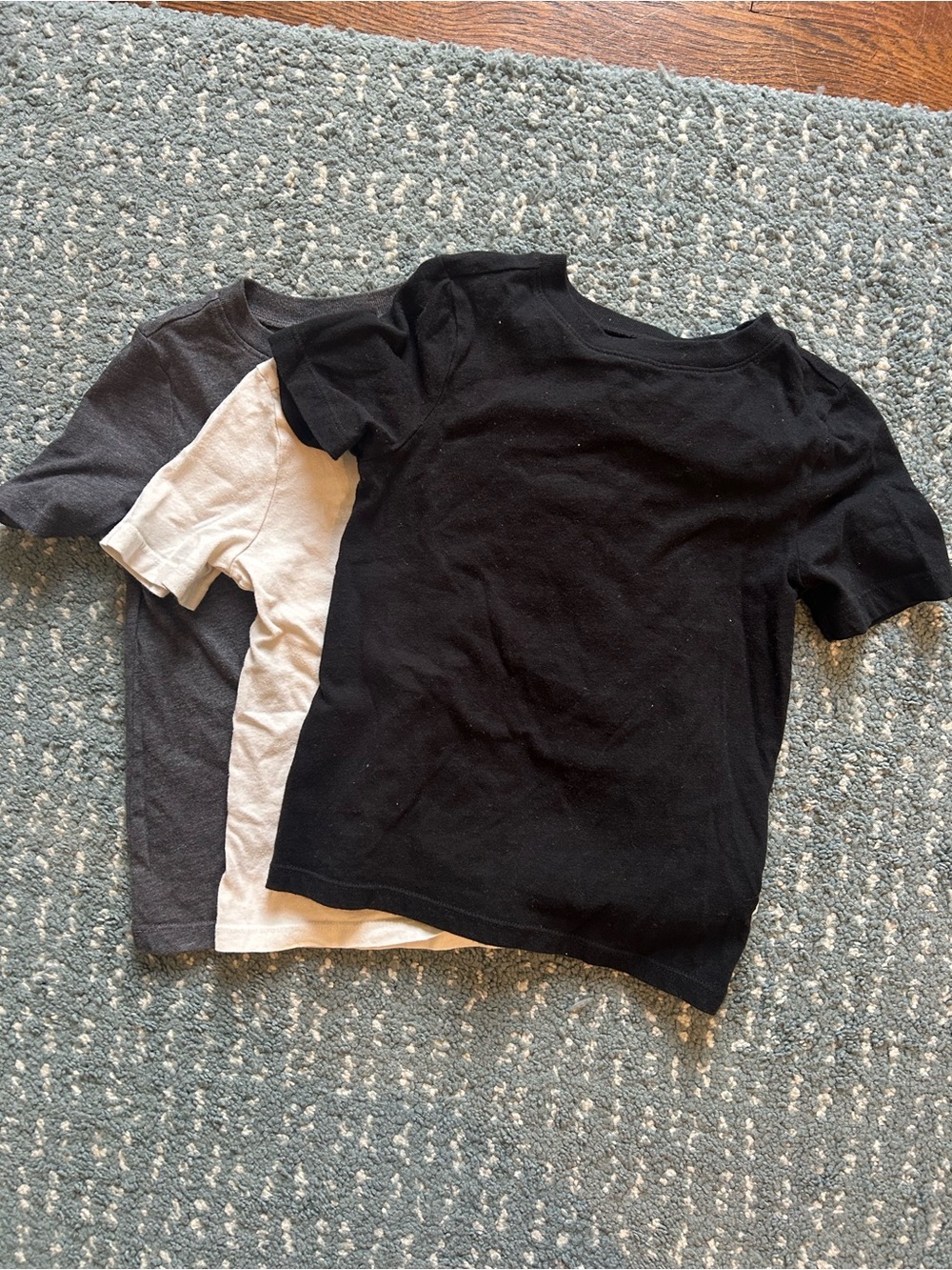 Old Navy Kids Short Sleeve Tees - Black, White, Gray